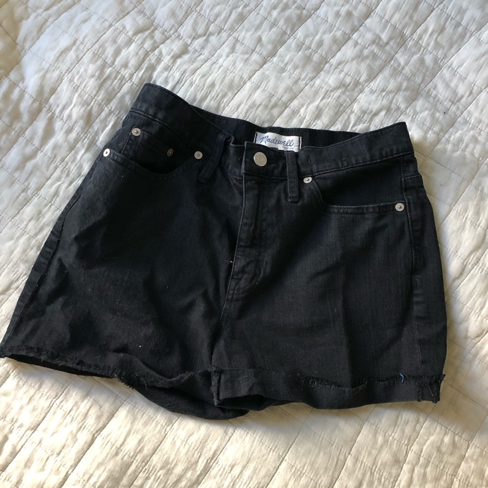 MADEWELL HIGH WAISTED JEAN SHORTS